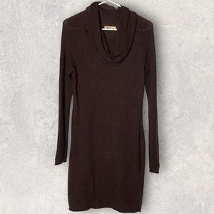 Timeout Knit Cowl Neck Dress, size XL